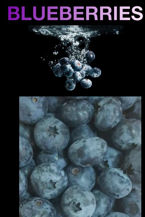 Blueberries from Mexico and Perú.